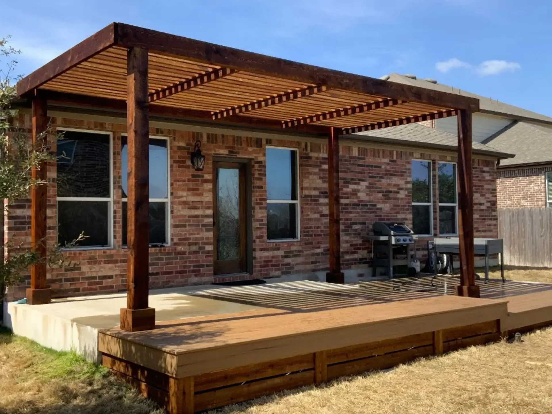 outdoor living space